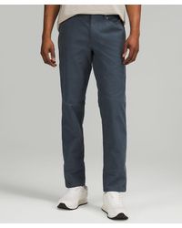 lululemon - Abc Classic-fit Trousers Utilitech - 34" - Color Blue - Size 32 - Lyst