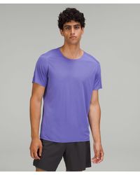 lululemon athletica Fast And Free Short Sleeve Shirt - Blue