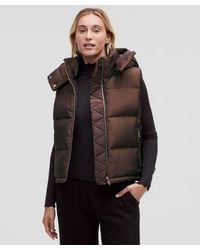 lululemon - Wunder Puff 600-Down-Fill Cropped Vest Iridescent - Lyst