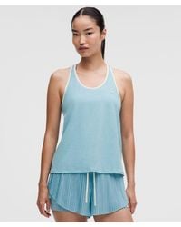 lululemon - – Ace Advantage Mesh-Back Tennis Tank Top – /Pastel – Size Large - Lyst
