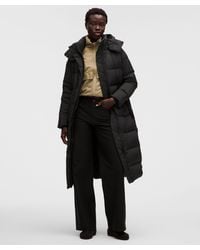 lululemon - Wunder Puff Long Jacket - Color Black - Size 12 - Lyst