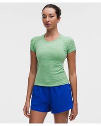 lululemon - – Swiftly Tech Short-Sleeve Shirt 2.4 Waist Length – – Size 4 - Lyst
