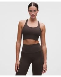 lululemon - – Energy Longline Sports Bra Medium Support, B-D Cups Evolve – – Size Large - Lyst