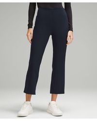 lululemon - Smooth Fit Pull-on High-rise Cropped Pants - Color Blue - Size 0 - Lyst