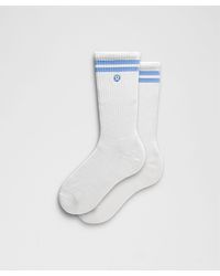 lululemon - – Daily Essential Crew Socks Stripe – – - Lyst