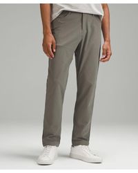 lululemon - Abc Classic-fit 5 Pocket Trousers 34"l Warpstreme - Color Grey - Size 29 - Lyst