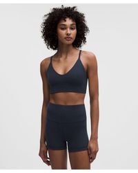 lululemon - Focuser Scoop-Neck Bra Nulu - Lyst