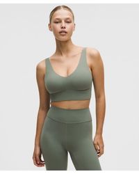 lululemon - – Focuser V-Neck Sports Bra Light Support, C/D Cup – /Pastel – - Lyst