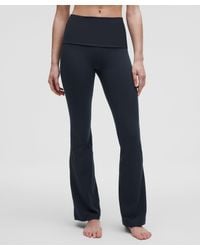 lululemon - – Groove Nulu Foldover-Waist Flared Pants – – Size 16 - Lyst