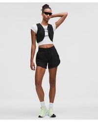 lululemon - Track That High-rise Lined Shorts - 5" - Color Black - Size 0 - Lyst