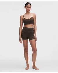 lululemon - Groove Foldover Mid-Rise Short 4" - Lyst