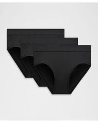 lululemon - – Underease High-Rise Bikini Underwear 3 Pack – – Size Large - Lyst
