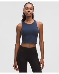 lululemon - – Swift Speed Cropped Tank Top B/C Cup – – Size 4 - Lyst