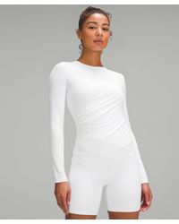 lululemon - Light Smoothcover Wrap-front Long-sleeve Shirt - Lyst