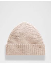 lululemon - – Ribbed-Knit Wide-Cuff Beanie Hat – Color Khaki - Lyst