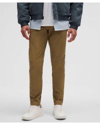 lululemon - Abc Slim-fit 5 Pocket Trousers 32"l Utilitech - Color Brown - Size 28 - Lyst