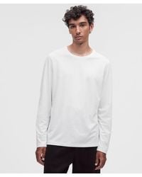 lululemon - – Everyday Classic Long-Sleeve T-Shirt – Cotton-Blend – – Size Large - Lyst