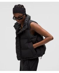lululemon - Wunder Puff 600-Down-Fill Cropped Vest - Lyst
