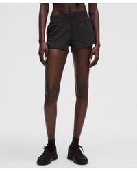 lululemon - Hotty Hot High-rise Lined Shorts - 2.5" - Color Black - Size 0 - Lyst