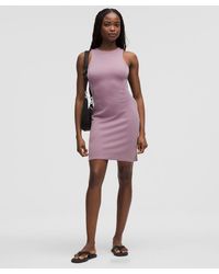 lululemon - Ribbed Softstreme Slim-Fit Tank Dress - Lyst