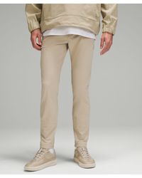 lululemon - Abc Skinny-fit Trousers Warpstreme - 32" - Color Khaki - Size 36 - Lyst