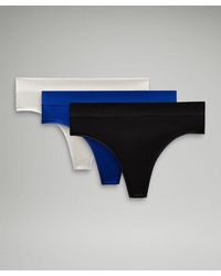 lululemon - Underease High-rise Thong Underwear 3 Pack - Color White/black/blue - Size L - Lyst