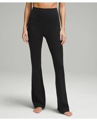 lululemon - Groove Super-high-rise Flared Pants Nulu Regular - Color Black - Size 18 - Lyst