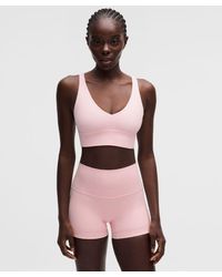 lululemon - Focuser V-Neck Bra - Lyst