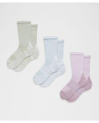 lululemon - – Power Stride Cushion Crew Socks 3 Pack – – Size Small - Lyst