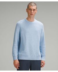 lululemon - – Textured Knit Crewneck Sweater – /Pastel – - Lyst