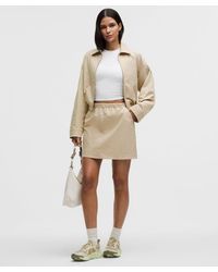 lululemon - – Mid-Rise Mini Skirt – Color Khaki – Size Large - Lyst