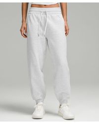 lululemon - Scuba High-rise Relaxed Joggers Full Length - Color Light Grey/grey - Size 0 - Lyst