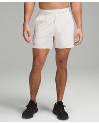 lululemon - Pace Breaker Linerless Shorts - 5" - Color White - Size L - Lyst