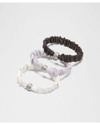 lululemon - – Skinny Hair Scrunchie 3 Pack Logo Bead – - Lyst