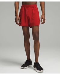 lululemon - Pace Breaker Linerless Shorts - 5" - Color Red - Size M - Lyst
