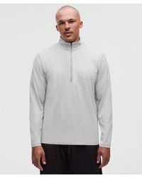 lululemon - – Soft Jersey Half Zip Long-Sleeve Top – – Size Large - Lyst