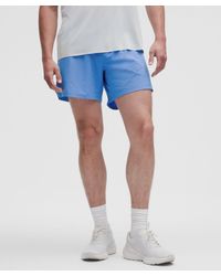 lululemon - Mile Maker Run Crew Ripstop Lined Short 6" - Lyst