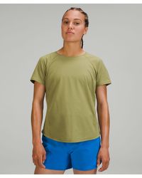 lululemon athletica Lightweight Stretch Running Short Sleeve Shirt in  Purple | Lyst