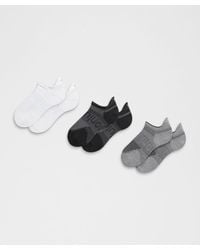 lululemon - Power Stride Tab Socks 3 Pack - Color White/grey/black - Size L - Lyst