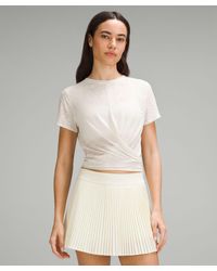 lululemon - Tie-waist Breathable Short-sleeve Shirt - Lyst