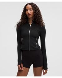 lululemon - – Define Cropped Jacket Nulu – – Size 4 - Lyst