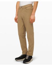 lululemon - Abc Classic-fit 5 Pocket Trousers 30"l Warpstreme - Color Brown - Size 31 - Lyst
