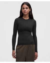 lululemon - Wundermost Ultra-Soft Nulu Crewneck Long-Sleeve Shirt - Lyst
