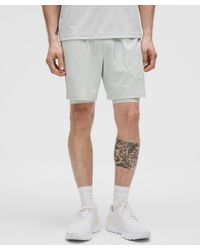 lululemon - License To Train Lined Short 7" - Lyst