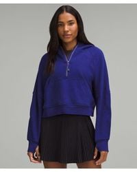 lululemon - Oversized Half-Zip Fleece Hoodie - Lyst