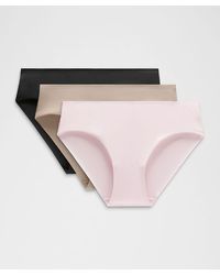 lululemon - – Invisiwear Mid-Rise Bikini Underwear 3 Pack – – - Lyst