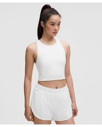 lululemon - – Swift Speed Cropped Tank Top B/C Cup – – Size 4 - Lyst