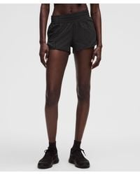 lululemon - Hotty Hot High-rise Lined Shorts - 2.5" - Color Black - Size 0 - Lyst