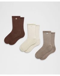 lululemon - Daily Essential Crew Socks - Lyst