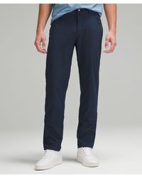 lululemon - Abc Classic-fit 5 Pocket Trousers 32"l Warpstreme - Color Blue - Size 40 - Lyst